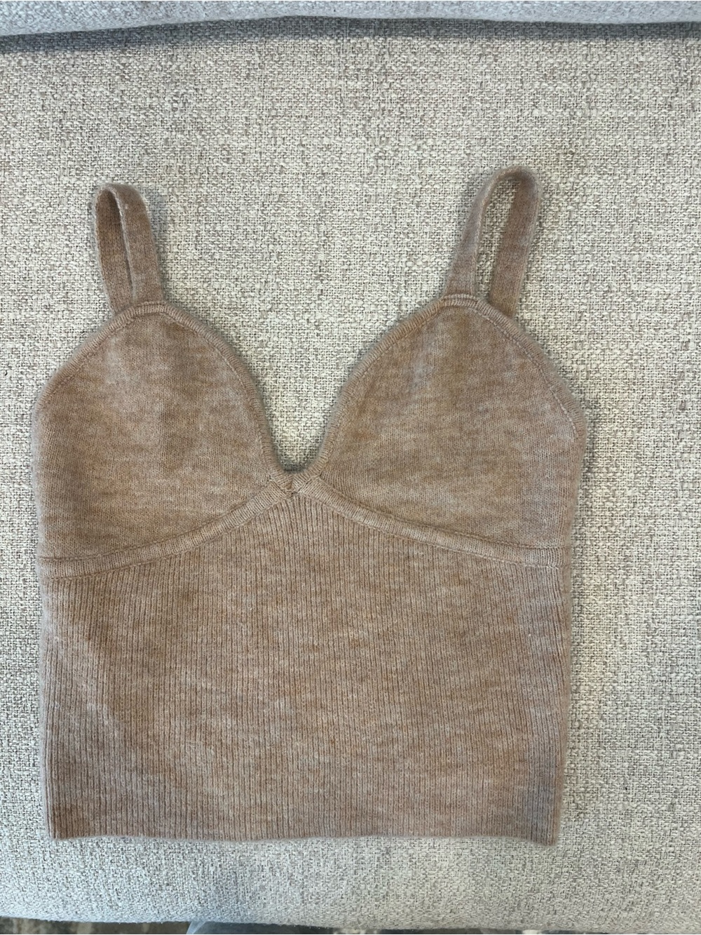 Cozy Knit Cropped Cami